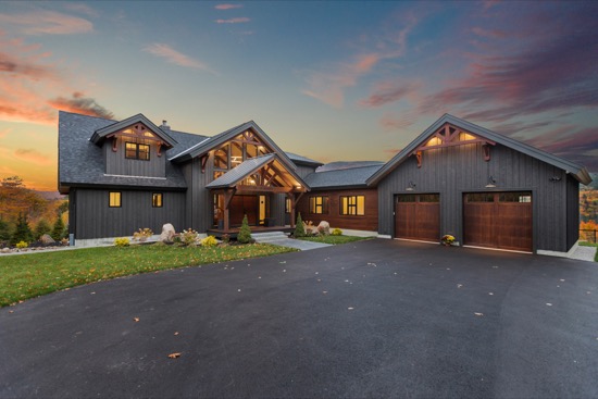 Pear Mountain Lodge - Natural Element Homes